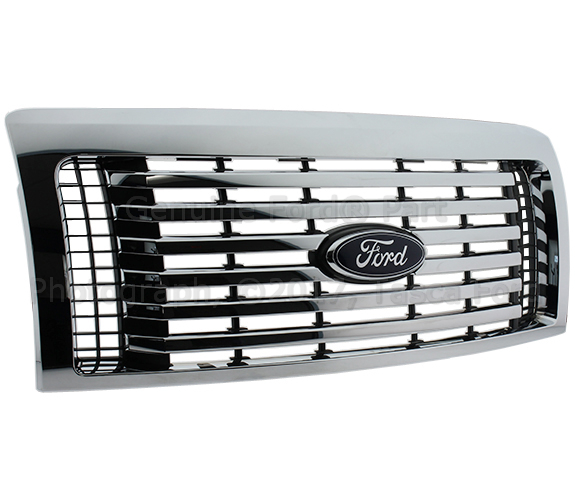 CL3Z8200CB - Body: Grille Insert, Billet Chrome for Ford: F-150 Image