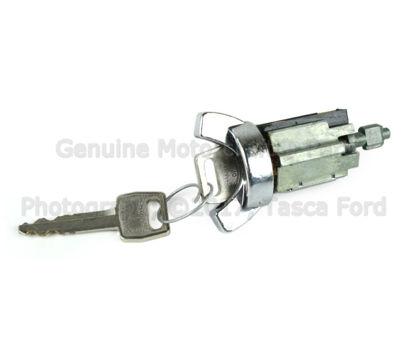 E5TZ11582A - Steering: Lock Cylinder for Ford: Bronco, Bronco II, E-150 Econoline, E-150 Econoline Club Wagon, E-250 Econoline, E-250 Econoline Club Wagon, E-350 Econoline, E-350 Econoline Club Wagon, F-150, F-250, F-350, F-Super Duty Image