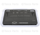 19368106 - Exterior: License Plate Frame, Black for GM Image