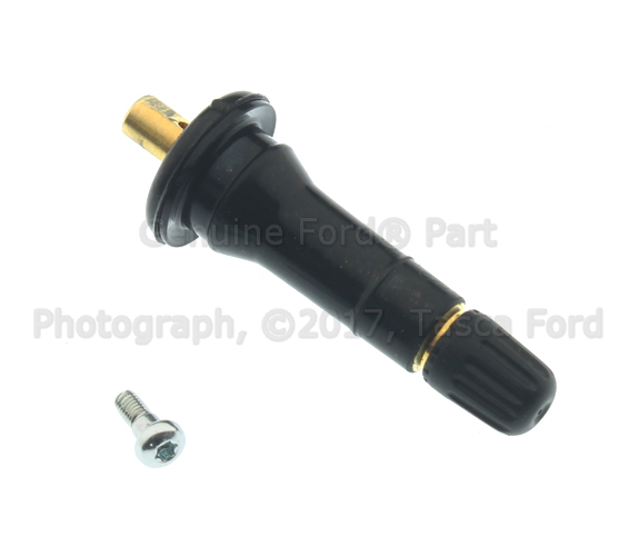 F2GZ1700C - Electrical: Valve Stem for Ford: E-Transit, Edge, Explorer, F-150, F-250 Super Duty, F-350 Super Duty, F-450 Super Duty, Maverick, Mustang, Mustang Mach-E, Police Interceptor Utility, Transit-150, Transit-250, Transit-350, Transit-350 HD | Lincoln: MKX, Nautilus Image