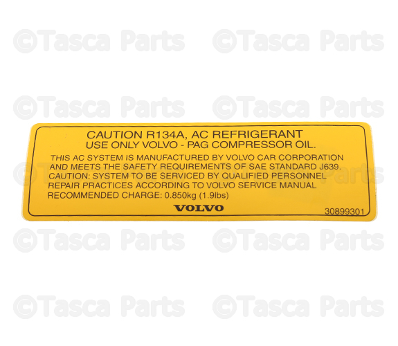 30899301 - Body: Caution Label for Volvo Image