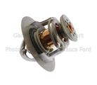 7L3Z8575E - Cooling System: Thermostat for Ford: Crown Victoria, E-150, E-150 Club Wagon, E-150 Econoline, E-150 Econoline Club Wagon, E-250, E-250 Econoline, E-350 Club Wagon, E-350 Econoline, E-350 Econoline Club Wagon, E-350 Super Duty, E-450 Econoline Super Duty, E-450 Super Duty, Econoline Super Duty, Excursion, Expedition, Explorer, Explorer Sport Trac, F-150, F-150 Heritage, F-250, F-250 Super Duty, F-350 Super Duty, F-450 Super Duty, F-550 Super Duty, Mustang, Thunderbird | Lincoln: Blackwood, Mark LT, Navigator, Town Car | Mercury: Cougar, Grand Marquis, Marauder, Mountaineer Image