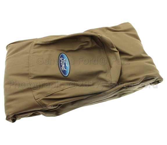 VBC2Z16600D20A - Interior: Seat Covers - Front - Taupe for Ford: E-150, E-250 Image