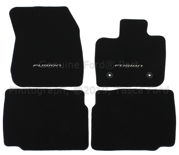 KS7Z5413300CA - : Floor Mats - Carpeted - Ebony - 4 Piece Set for Ford Image