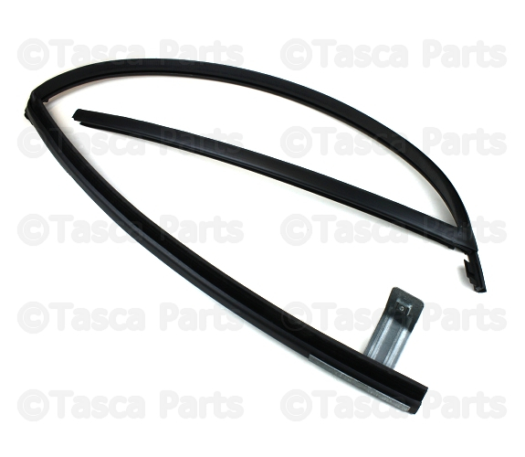 4894125AH - : Front Door Glass Run, Left for Chrysler: Town &amp; Country, Voyager | Dodge: Caravan, Grand Caravan Image