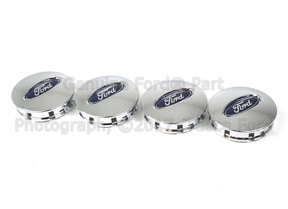 8E5Z1130E - Wheels: Center Caps, With Ford Logo for Ford: Edge, Flex, Fusion, Taurus Image