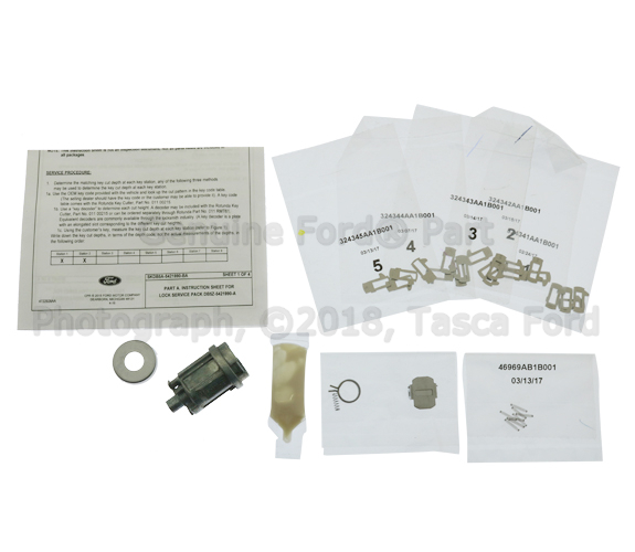 DB5Z5421990A - Body: Lock Cylinder for Ford Image