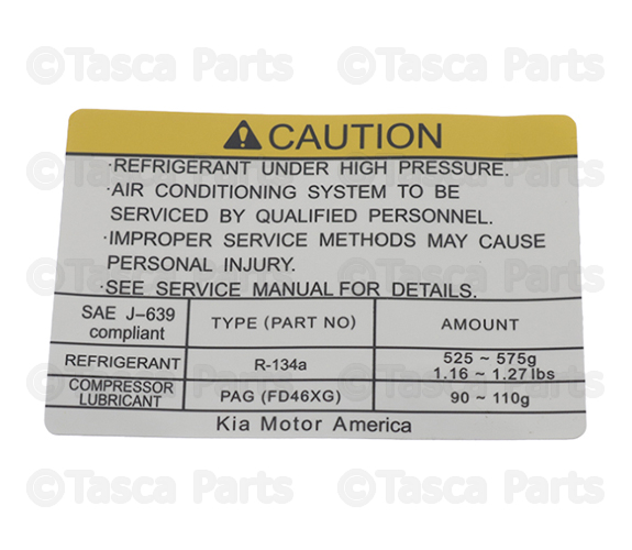 976994C000 - : AC Label for Kia Image