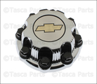 9597169 - : Center Cap with Bowtie Logo for Chevrolet: Avalanche 2500, Silverado 1500, Silverado 1500 Classic, Silverado 1500 HD, Silverado 1500 HD Classic, Silverado 2500, Silverado 2500 HD, Silverado 2500 HD Classic, Silverado 3500, Silverado 3500 Classic, Silverado 3500 HD, Suburban 1500, Suburban 2500, Tahoe Image