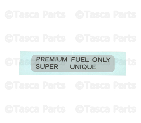 TA1669065 - Body: Fuel Information Label for Mazda: 626, CX-7, CX-90, Miata, Millenia, MX-5 Miata, MX-6, RX-7, RX-8 Image