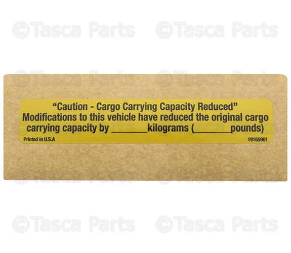 19170111 - Serviceable Components: Cargo Area, Components for GM Image