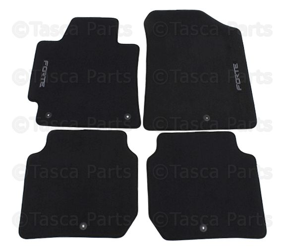 B0F14AS000 - : Floor Mats - Carpet Black for Kia Image