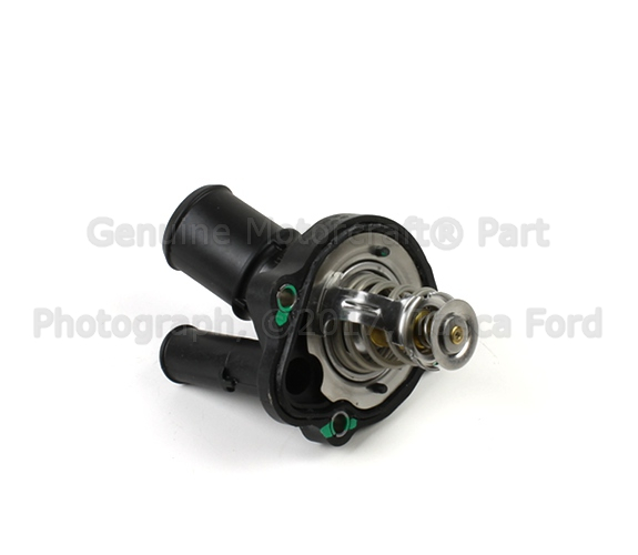 3M4Z8575B - Cooling System: Thermostat for Ford: Escape, Focus, Fusion, Ranger, Transit Connect | Lincoln: MKZ | Mercury: Mariner, Milan Image