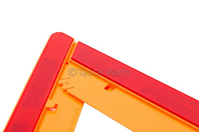 22745654 - Interior: Roadside Emergency Reflective Triangle for Buick: Enclave, Encore, Envision, LaCrosse, Regal Sportback, Regal TourX | Cadillac: ATS, CT4, CT5, CT6, CTS, DTS, ELR, Escalade, Escalade ESV, Escalade EXT, SRX, STS, XLR, XT4, XT5, XT6, XTS | Chevrolet: Avalanche, Avalanche 1500, Avalanche 2500, Blazer, Bolt EV, Camaro, Captiva Sport, Colorado, Corvette, Cruze, Equinox, Express 1500, Express 2500, Express 3500, Express 4500, Impala, Malibu, Silverado 1500, Silverado 1500 Classic, Silverado 1500 HD Classic, Silverado 1500 LD, Silverado 1500 LTD, Silverado 2500 HD, Silverado 2500 HD Classic, Silverado 3500 Classic, Silverado 3500 HD, Suburban, Suburban 1500, Suburban 2500, Suburban 3500 HD, Tahoe, Trailblazer, Traverse, Volt | GMC: Acadia, Acadia Limited, Canyon, Envoy, Savana 1500, Savana 2500, Savana 3500, Savana 4500, Sierra 1500, Sierra 1500 Classic, Sierra 1500 HD Classic, Sierra 1500 Limited, Sierra 2500 HD, Sierra 2500 HD Classic, Sierra 3500 Classic, Sierra 3500 HD, Terrain, Yukon, Yukon XL, Yukon XL 1500, Yukon XL 2500 Image