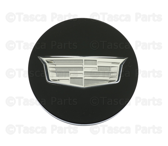 19329257 - Wheels: Wheel Center Caps, Black w\\/Chrome Crest for GM Image