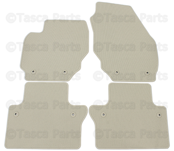 Volvo S80 II 2006-2016 Tailored Velour Floor Mats STD Beige Round Fitment Volvo S80 II 2006-2016 Tailored Velour Floor Mats STD Beige Round Fitment