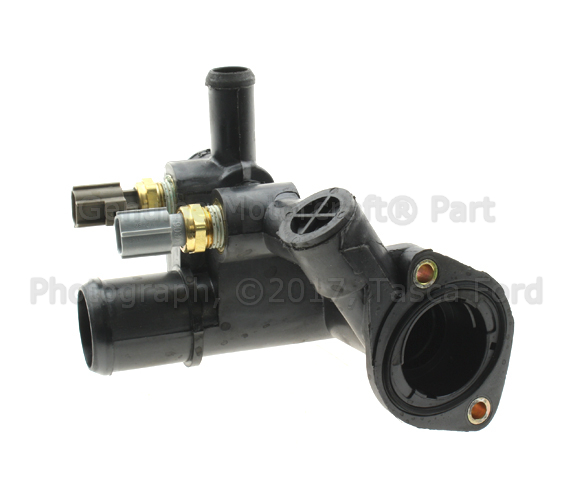 F87Z8592A - Cooling System: Thermostat Housing for Ford Image