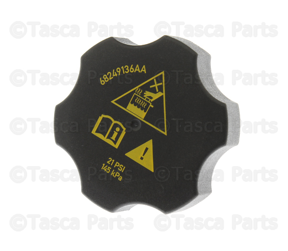 68249136AA - Cooling: Coolant Recovery Bottle Cap for Mopar Image