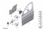 41007414369 - : Door Shell for BMW Image