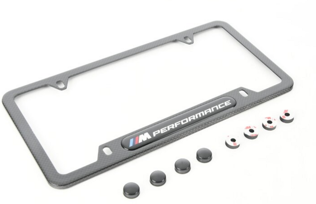 82125A1C497 - Exterior: License Plate Frame, M Performance for BMW Image