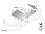 51318494709 - Body: Windshield for BMW Image