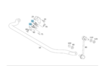 2513230585 - Springs, Suspension and Hydraulics: Elastomer Bearing for Mercedes-Benz Image