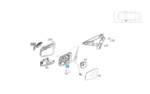 1178101500 - Front Doors: Mirror Frame for Mercedes-Benz Image