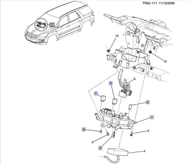 23106750 - : Part# 23106750 Instrument Panel Wiring Harness Junction Block for GM Image