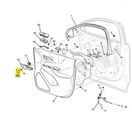 23322440 - : Part# 23322440 Jet Black Passenger Side Door Inside Handle Bolt Finish Cap for Chevrolet: Equinox Image