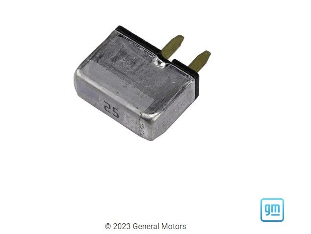 12088575 - : Part# 12088575 Circuit Breaker for Buick: LaCrosse, Terraza | Cadillac: Escalade, Escalade ESV | Chevrolet: Silverado 1500, Silverado 2500 HD, Silverado 3500 HD, Suburban 1500, Suburban 2500, Tahoe, Uplander | GMC: Sierra 1500, Sierra 2500 HD, Sierra 3500 HD, Yukon, Yukon XL 1500, Yukon XL 2500 | Hummer: H2 | Pontiac: Montana Image