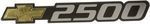 15114052 - Body: Nameplate for Chevrolet: Express 2500, Silverado 2500, Silverado 2500 HD, Silverado 2500 HD Classic, Suburban 2500 | GMC: Savana 2500 Image