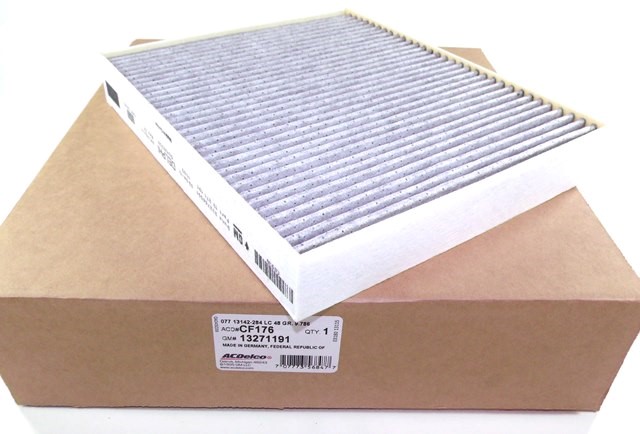 13356914 - HVAC: Cabin Air Filter for Buick: Encore, LaCrosse, Regal, Regal Sportback, Regal TourX, Verano | Cadillac: ATS, CT4, CT5, CT6, CTS, SRX, XTS | Chevrolet: Cruze, Cruze Limited, Impala, Malibu, Malibu Limited, Spark EV, Trax Image