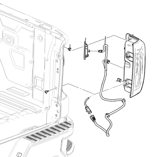 85727856 - : F Lamp for GMC: Sierra 1500, Sierra 1500 Limited Image