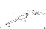 85052291 - : F Muffler for Chevrolet: Silverado 1500 | GMC: Sierra 1500 Image