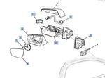 84604247 - : Part# 84604247 Passenger Side Door Mirror without Cover for Chevrolet: Equinox | GMC: Terrain Image