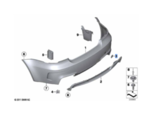 51128051610 - : Flap Towing Eye Primed 511180 for BMW Image