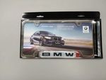 82120010395 - Exterior: License Plate Frame, Stainless Steel for BMW: 128i, 135i, 135is, 228i, 228i xDrive, 230i, 230i xDrive, 320i, 320i xDrive, 328d, 328d xDrive, 328i, 328i xDrive, 330e, 330i, 330i GT xDrive, 330i xDrive, 335d, 335i, 335i GT xDrive, 335i xDrive, 335is, 340i, 340i GT xDrive, 340i xDrive, 428i, 428i xDrive, 430i, 430i Gran Coupe, 430i xDrive, 435i, 435i xDrive, 440i, 440i xDrive, 528i, 528i xDrive, 530i, 530i xDrive, 535d, 535d xDrive, 535i, 535i GT, 535i GT xDrive, 535i xDrive, 540d xDrive, 540i, 540i xDrive, 550i, 550i GT xDrive, 550i xDrive, 640i, 640i Gran Coupe, 640i xDrive, 640i xDrive Gran Coupe, 640i xDrive Gran Turismo, 650i, 650i Gran Coupe, 650i xDrive, 650i xDrive Gran Coupe, 740e xDrive, 740i, 740i xDrive, 740Li, 740Li xDrive, 750i, 750i xDrive, 750Li, 750Li xDrive, 760Li, 840i, 840i Gran Coupe, Alpina B6 xDrive Gran Coupe, Alpina B7, M2, M235i, M235i xDrive, M240i, M240i xDrive, M3, M340i, M4, M440i Gran Coupe, M5, M550i xDrive, M6, M6 Gran Coupe, M760i xDrive, M8, X1, X2, X3, X4, X5, X6, X7, Z4 Image