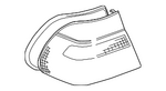 63216937454 - Electrical: Tail Lamp Assembly for BMW: 325Ci, 330Ci, M3 Image