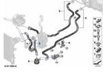 64219317614 - HVAC: HVAC Heater Hose for BMW: 530i, 530i xDrive, 540i, 540i xDrive, 640i xDrive Gran Turismo, 740i, 740i xDrive Image