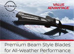 B889UBT12P - : Blade Assembly-Windshield Wiper No 1 for Nissan Image