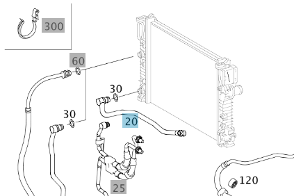 2112700427 - : Oil Line for Mercedes-Benz Image