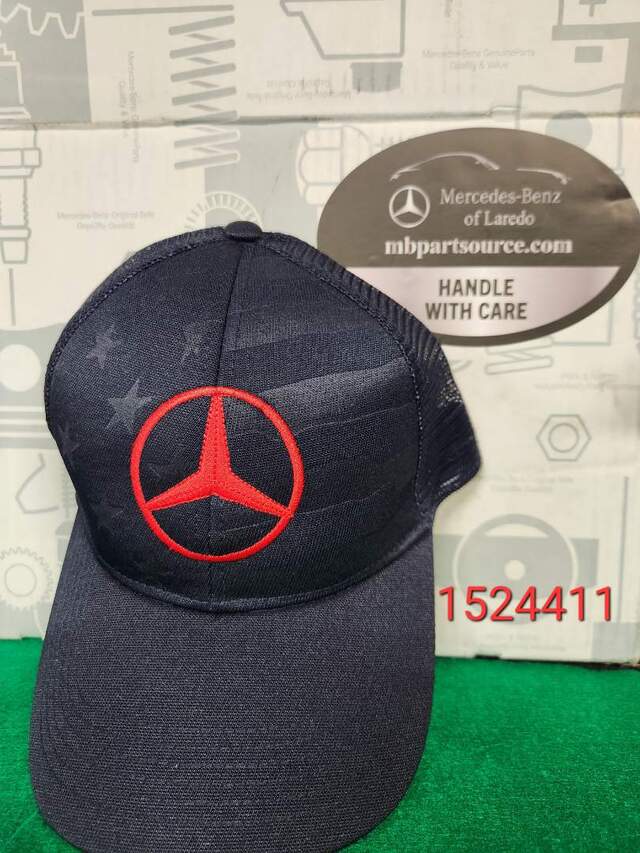 152441100 - : Mer Stars And Stripes Mesh Back Hat Navy for Mercedes-Benz Image
