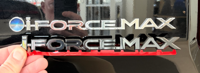 Genuine Toyota Gloss BlackOUT Emblem Overlays – 2020-2024 Corolla LE – PT948-02200-02