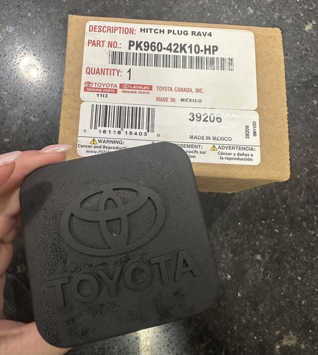 PK96042K10HP - Trailering: Tow Hitch Receiver Plug for Toyota Image