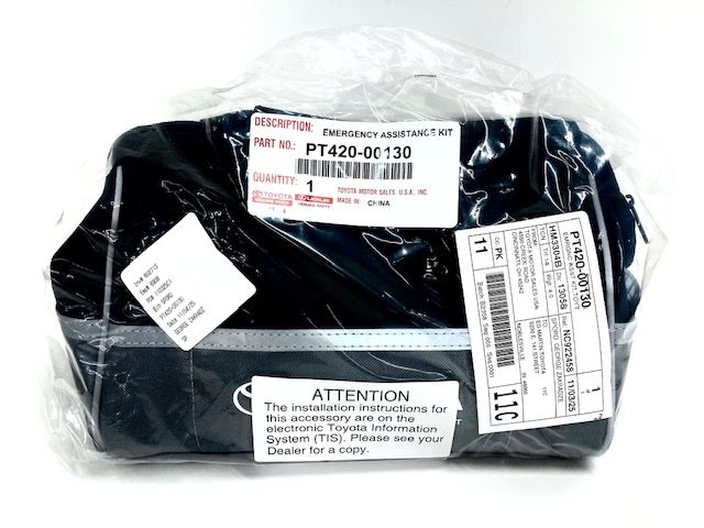 PT42000130 - Interior: Emergency Assistance Kit for Toyota Image
