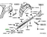 80999KC10C - : Mud Guard Clip for Nissan Image
