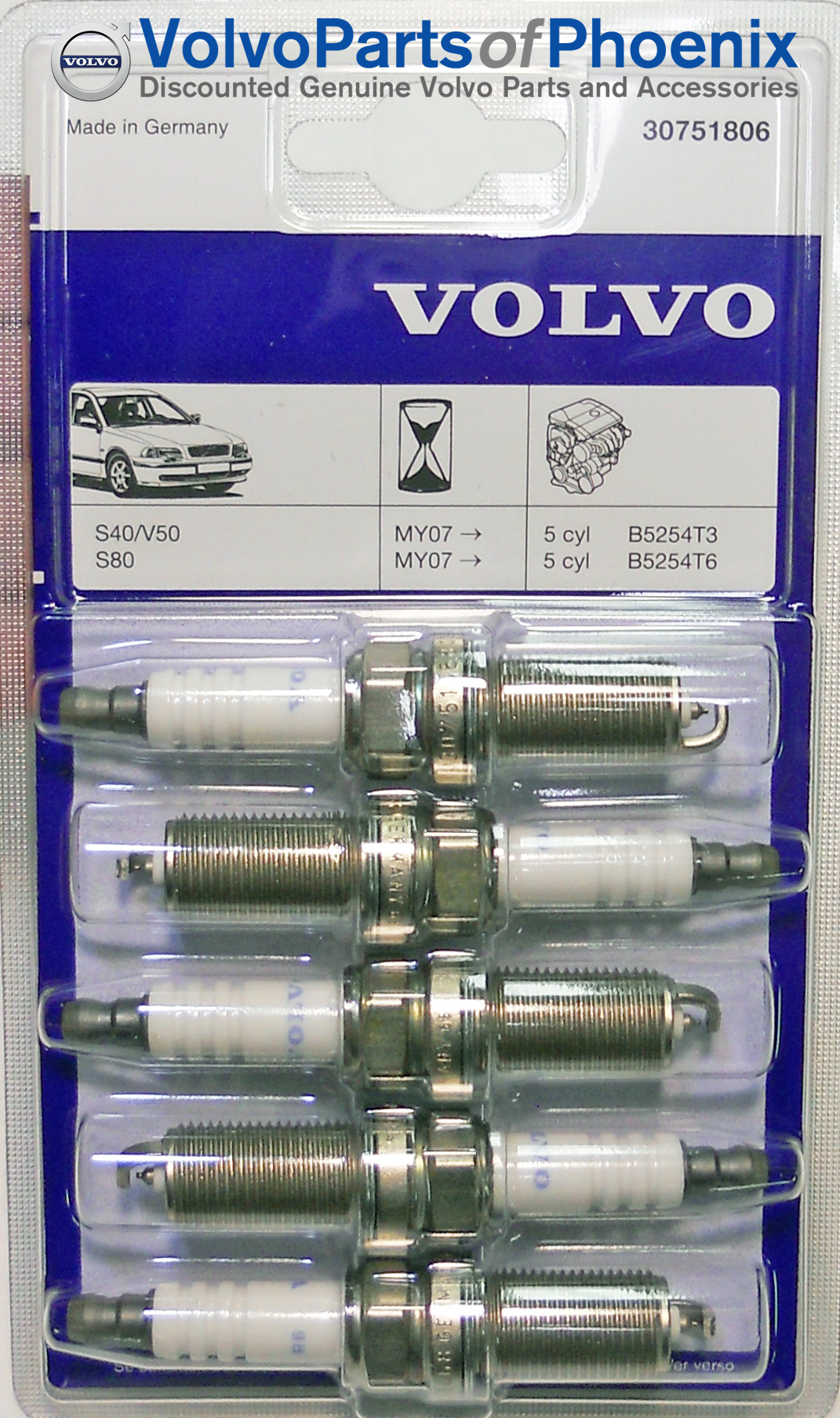 30751806 - : Spark Plug Set for Volvo Image