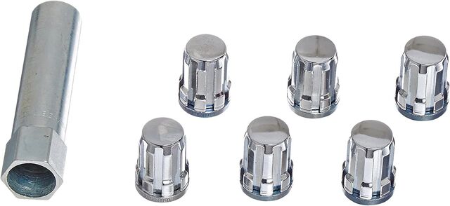 PTR2734060 - Wheels: Wheel Lug Nuts, Trd, Spline Drive, Chrome for Toyota: 4Runner, Avalon, Camry, FJ Cruiser, Sequoia, Tacoma, Tundra Image