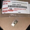 7556108040 - Body: Drip Molding Clip for Toyota: Avalon, Camry, Highlander, Sienna, Tacoma Image