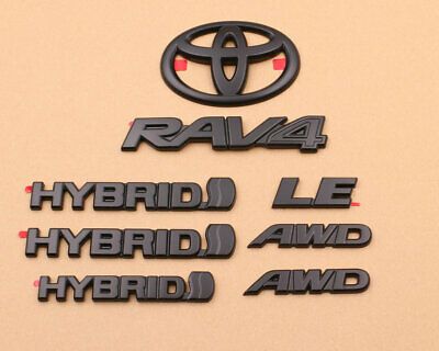 PT9484219802 - Exterior: Exterior Emblem Blackout Overlay, Le Hybrid for Toyota: RAV4 Image